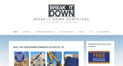 Desktop Screenshot of breakitdownaustin.org